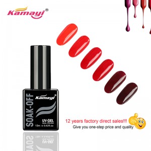 Kamayi 2019 nieuwe goedkope professionele nagellak weken ontkleurende UV gel nagellak
